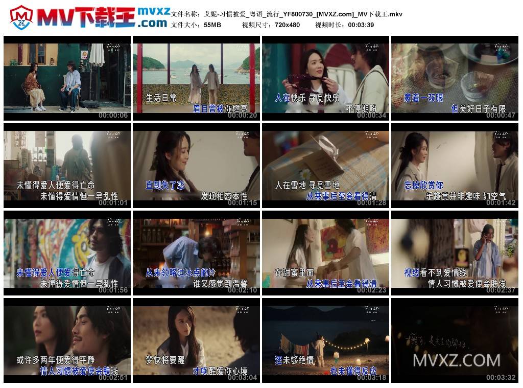 艾妮-习惯被爱_粤语_流行_YF800730